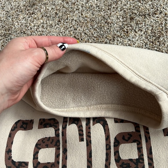 Pullover sweatshirt with cheetah print carhartt - Picture 3 of 3